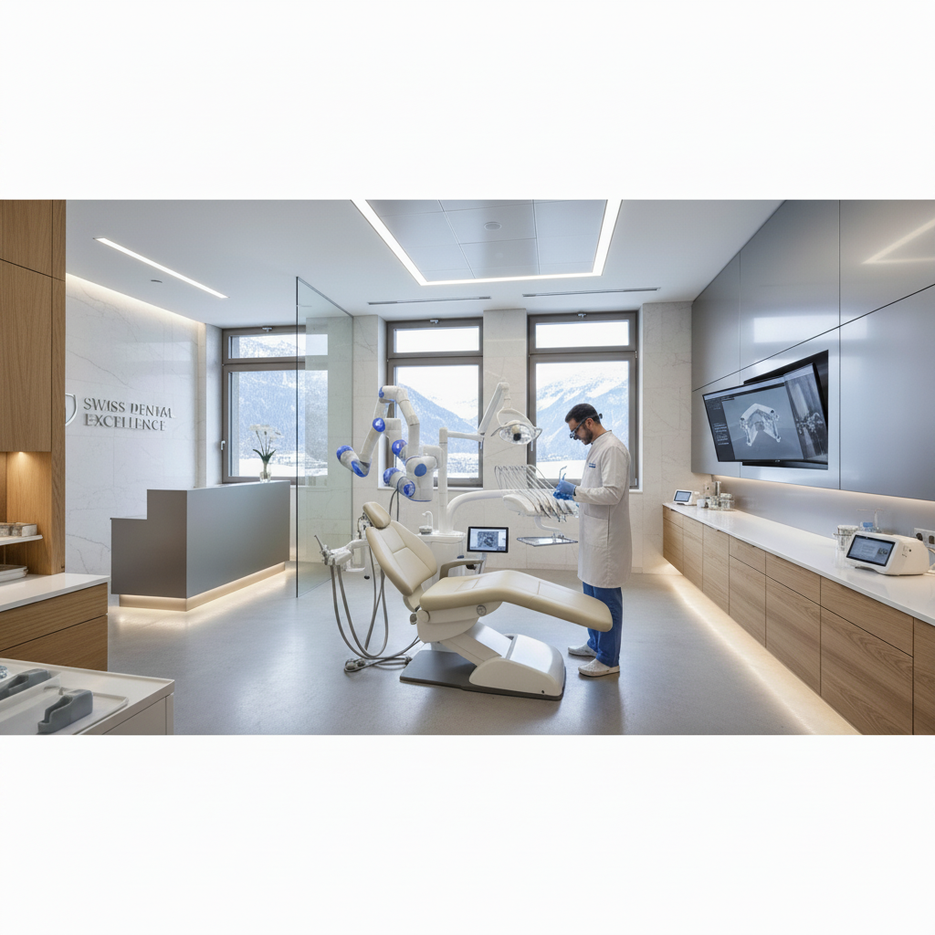 Dentist Visit Cost in Switzerland reflects the exceptional quality and state-of-the-art technology in Swiss clinics.