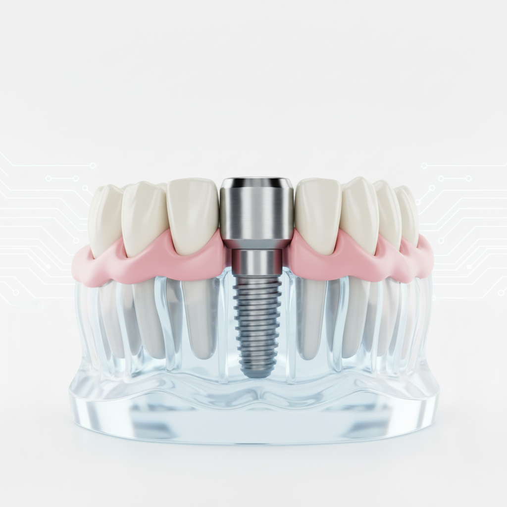 Average Dentist Prices Switzerland for advanced oral surgery, specifically a detailed dental implant