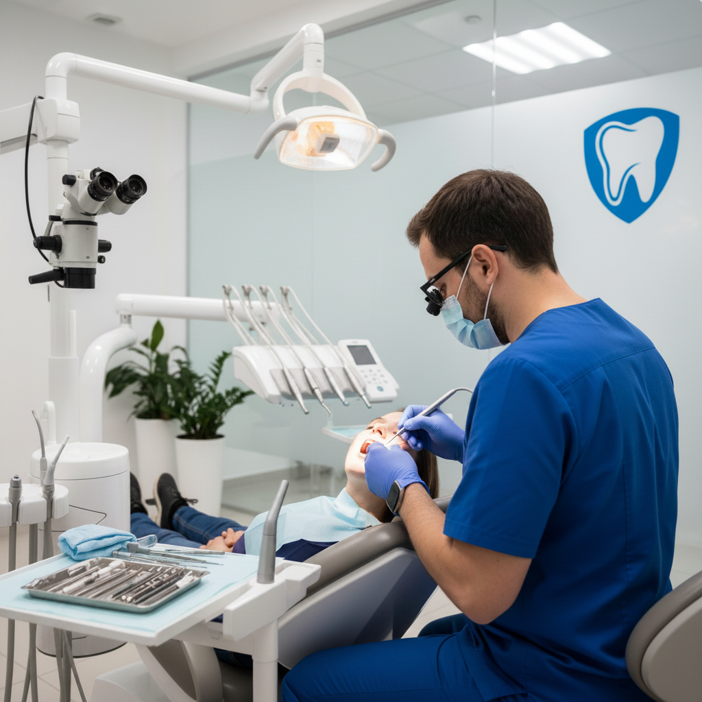 Dental crown placement procedure in clinic Zirconium Crowns Cost Switzerland involves a detailed procedure, ensuring precise placement and lasting quality for patients.