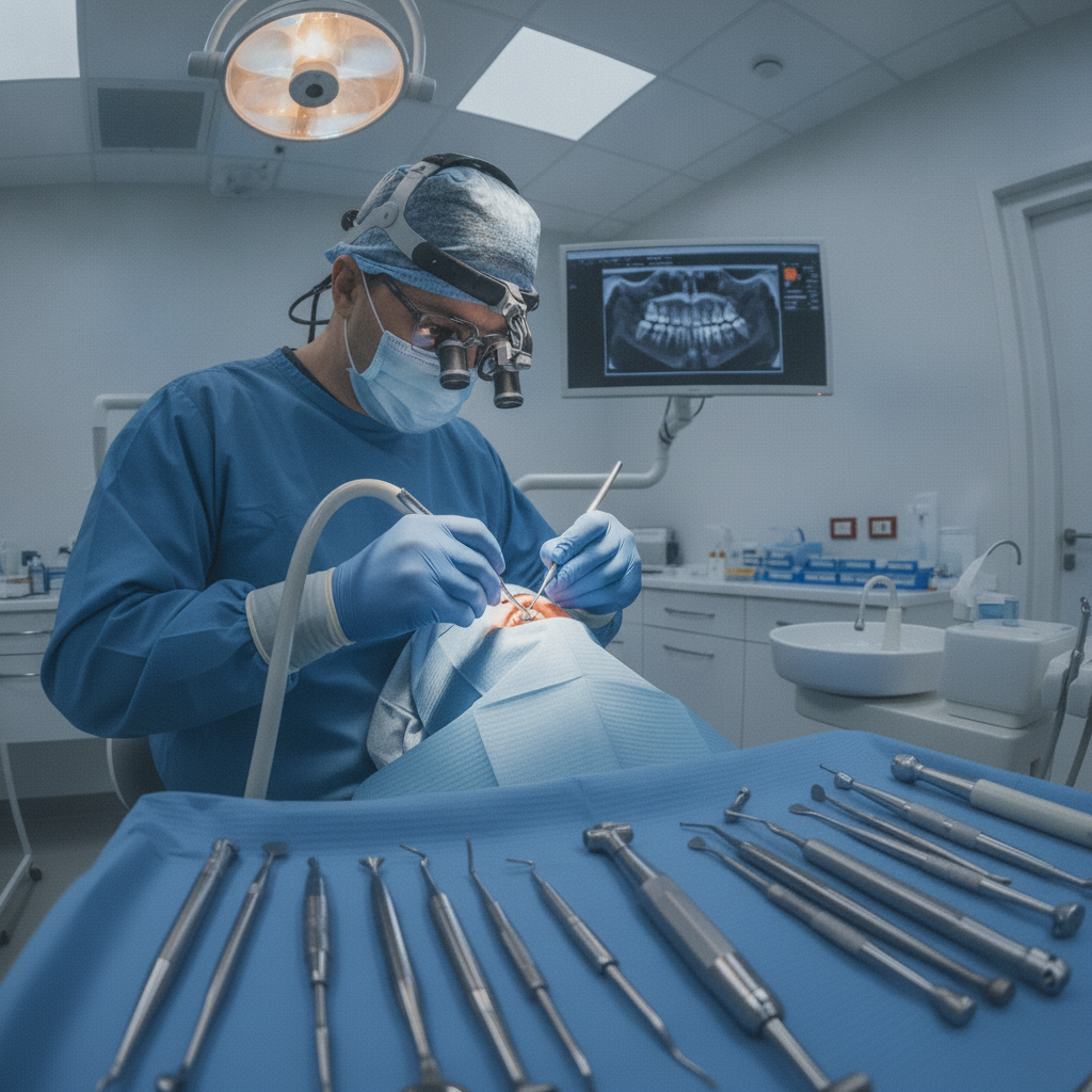 How Many Visits Are Needed for Implants Switzerland, including the crucial implant placement surgery in a modern dental office.