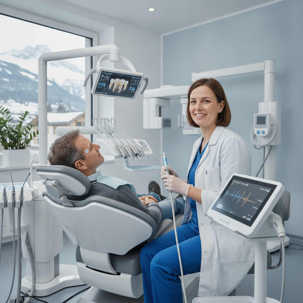 Pain Level of Dental Procedures Switzerland: Modern anesthesia options ensure patient comfort and minimize discomfort in Swiss dentistry.