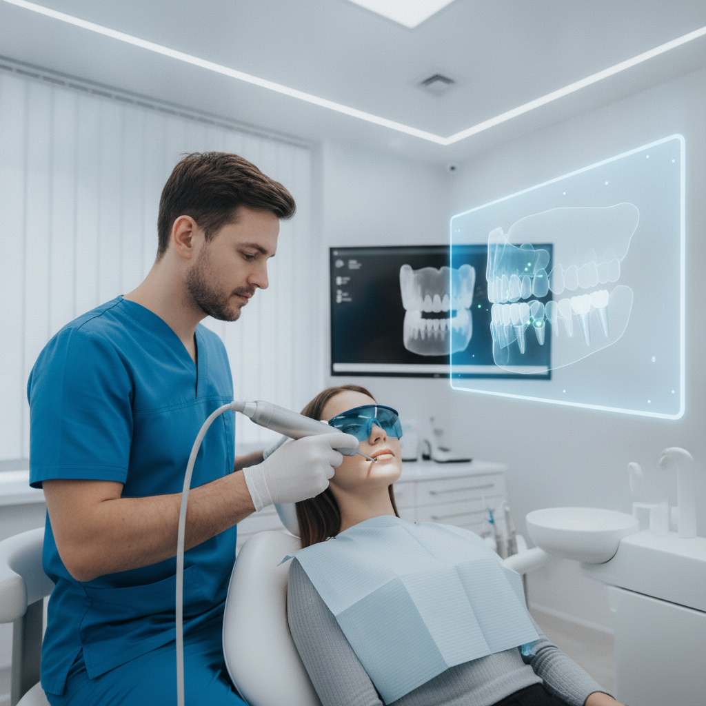 Digital Dental Implant Planning with Advanced Scanners Best Dentists in Zurich for Implants utilize advanced technology like 3D scanning for precise treatment planning.
